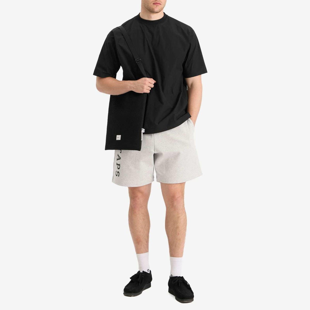WTAPS Men's Sacoche Sling Bag in Black WTAPS
