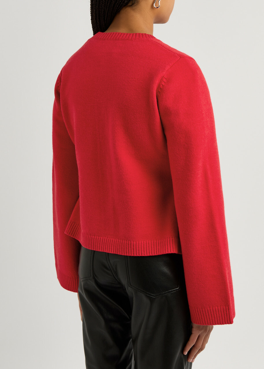 Kitri Cleo Knitted Cardigan Red
