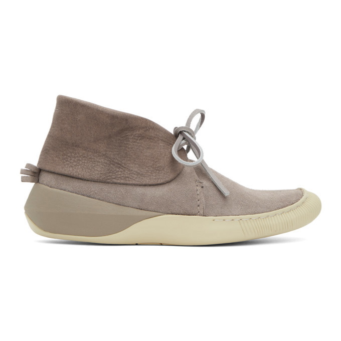 Photo: Visvim Grey Flynt II Folk Sneakers