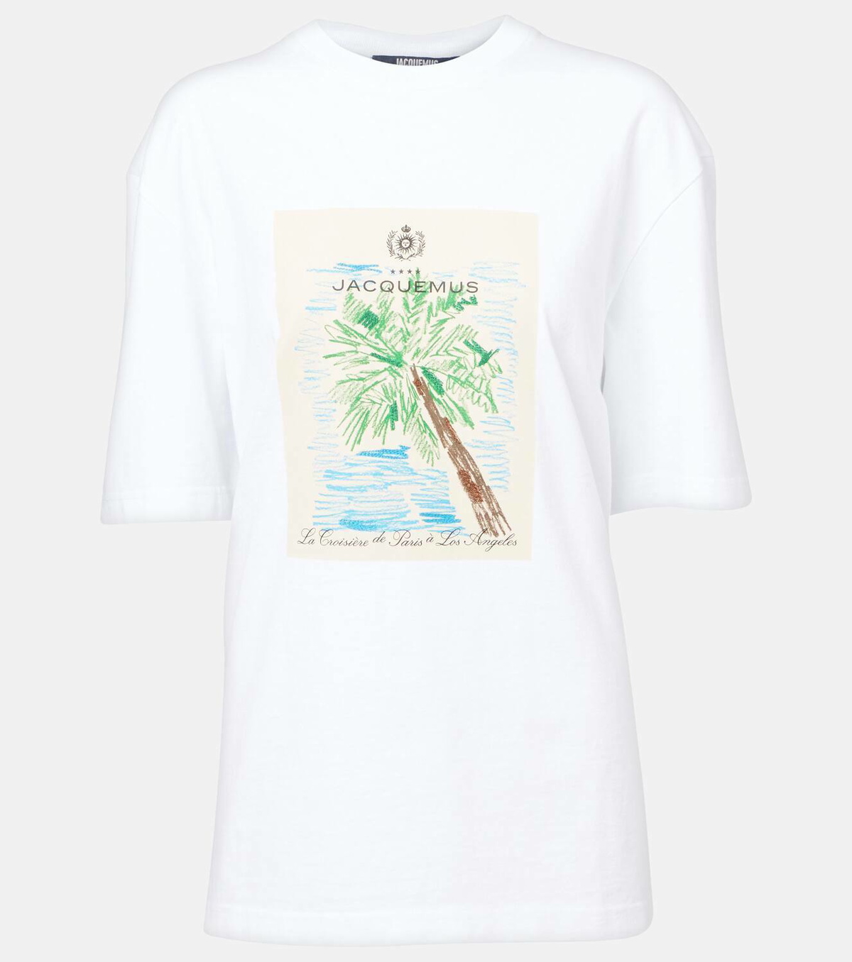 Jacquemus Le T-Shirt Marino T-Shirt in Arty Hotel White main image 1