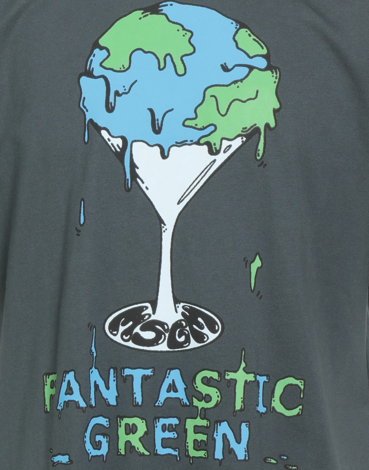 Msgm Mens T-shirt in Charcoal