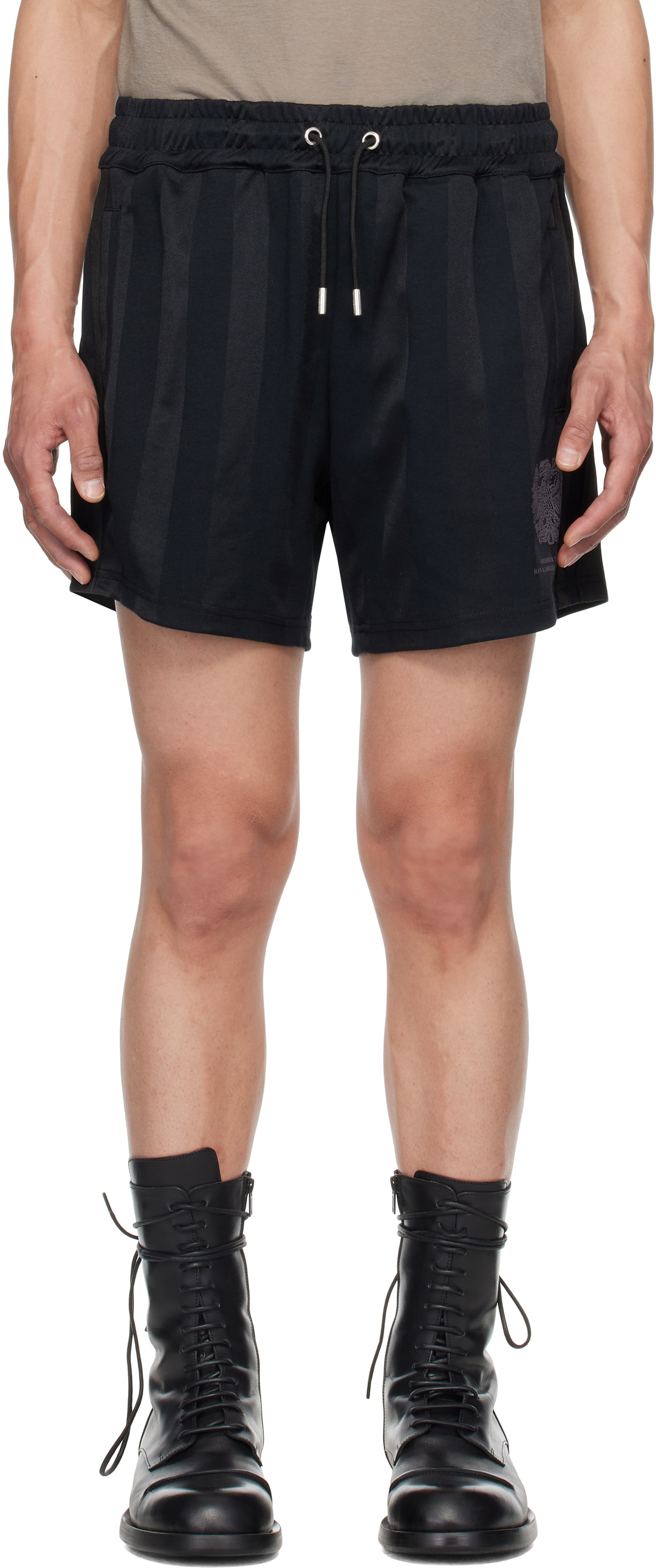 Han Kjobenhavn Black Football Jersey Shorts