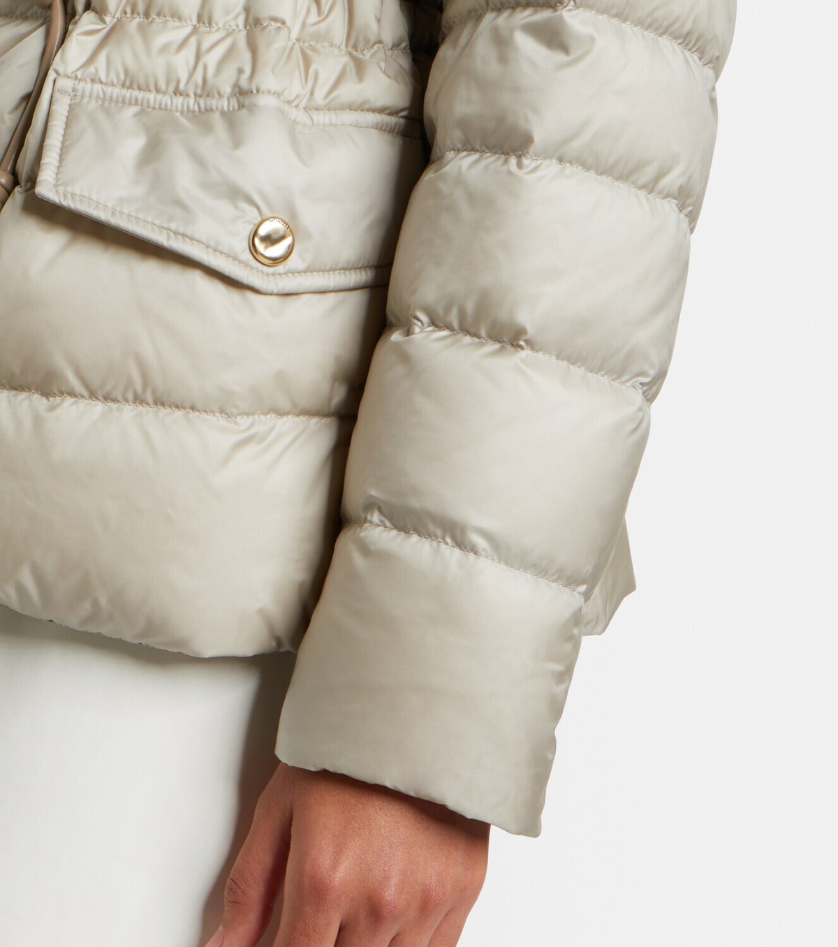 Moncler Raies hooded quilted down jacket