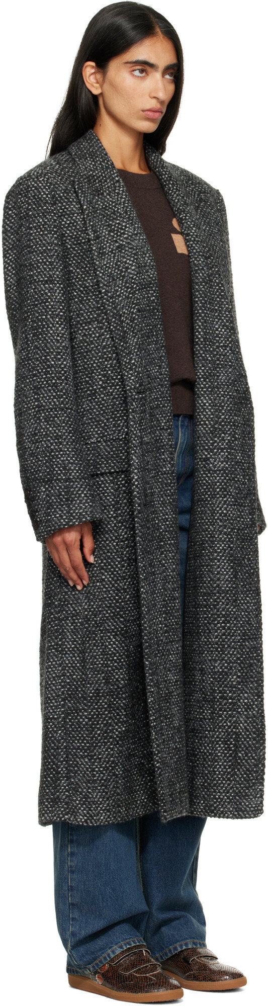 Isabel Marant Etoile Gray Pilda Coat