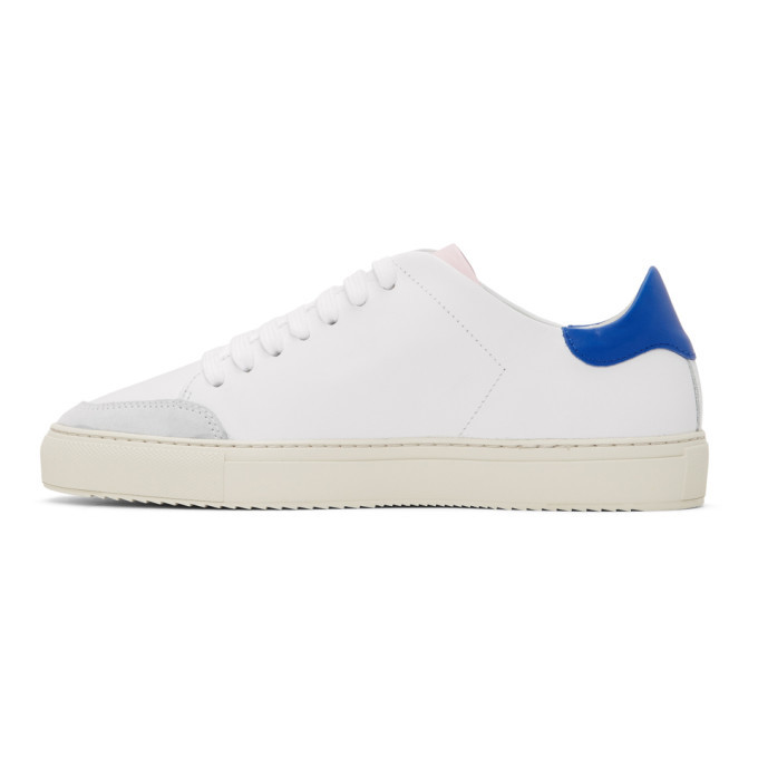 Axel Arigato White and Blue Clean 90 Triple Sneakers