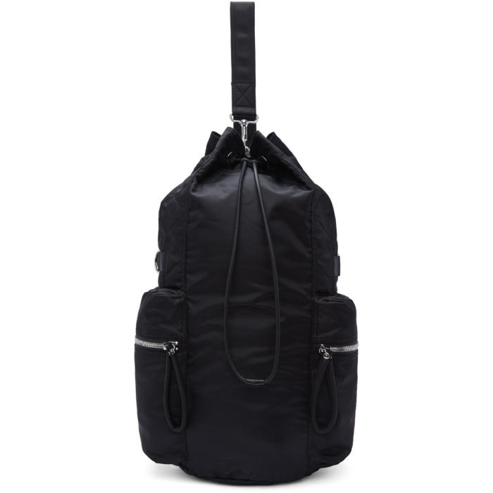 Photo: Diesel Black Gold Black Nylon Backpack 
