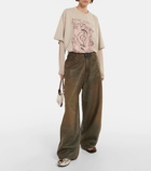 Acne Studios Faded oversized mid-rise wide-leg jeans