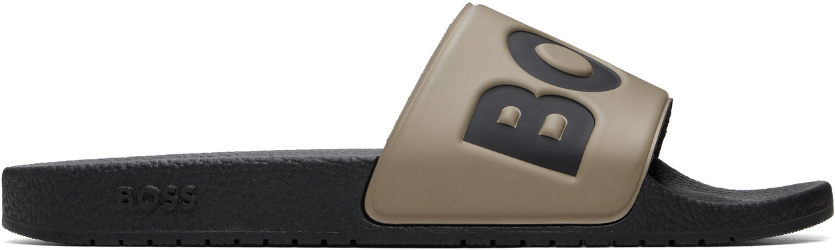 BOSS Taupe Logo Slides