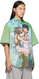 VETEMENTS Green Anime Shirt