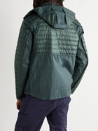 MONCLER GENIUS - 5 Moncler Craig Green Chrysemys Panelled Quilted Nylon Hooded Down Jacket - Green