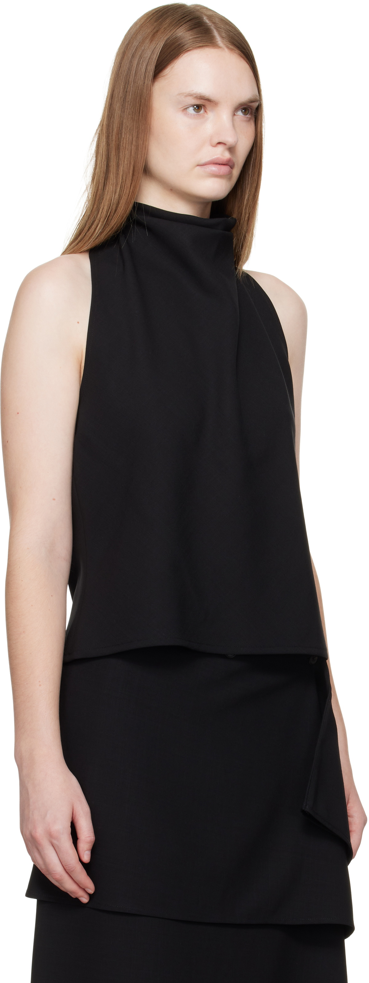 La Collection Black Jeanne Top