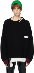 Marni Black Virgin Wool Sweater