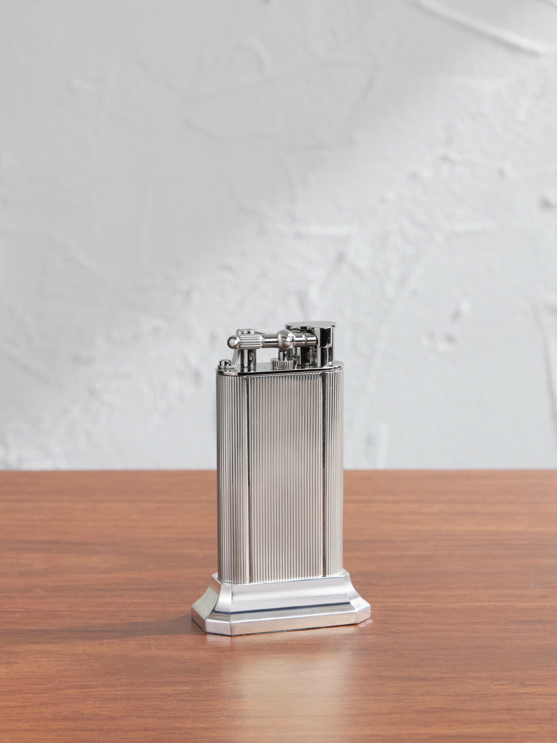 Dunhill - Hobnail Rollagas Table Lighter - Silver