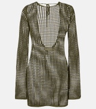 Bananhot Serena open-knit minidress