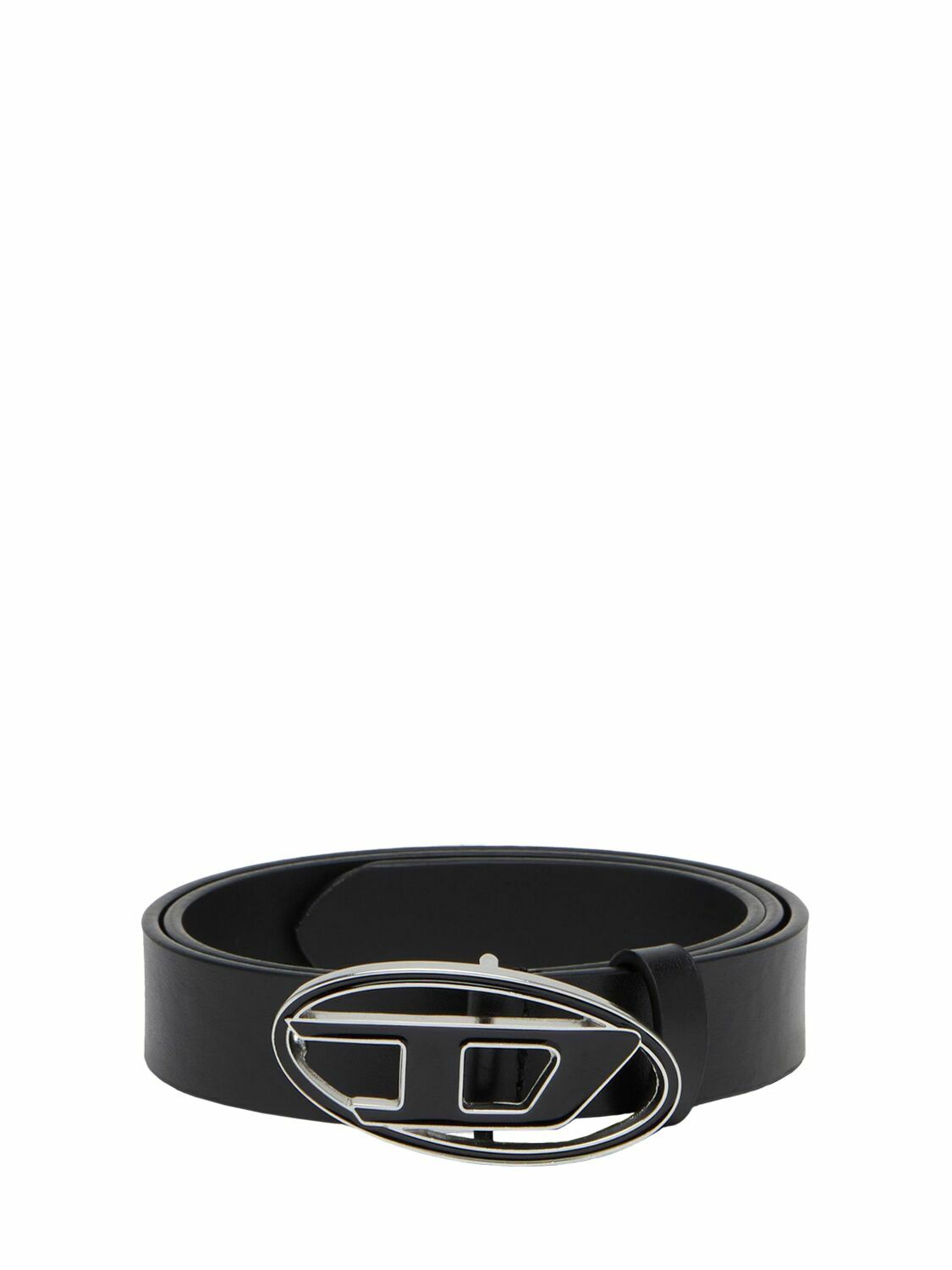 DIESEL B-1dr 20 Mirror Faux Leather Belt Diesel DIESEL B-1dr 20 Mirror Faux Leather Belt Diesel