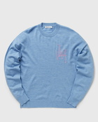 Jw Anderson Jwa Crewneck Jumper Blue - Mens - Pullovers