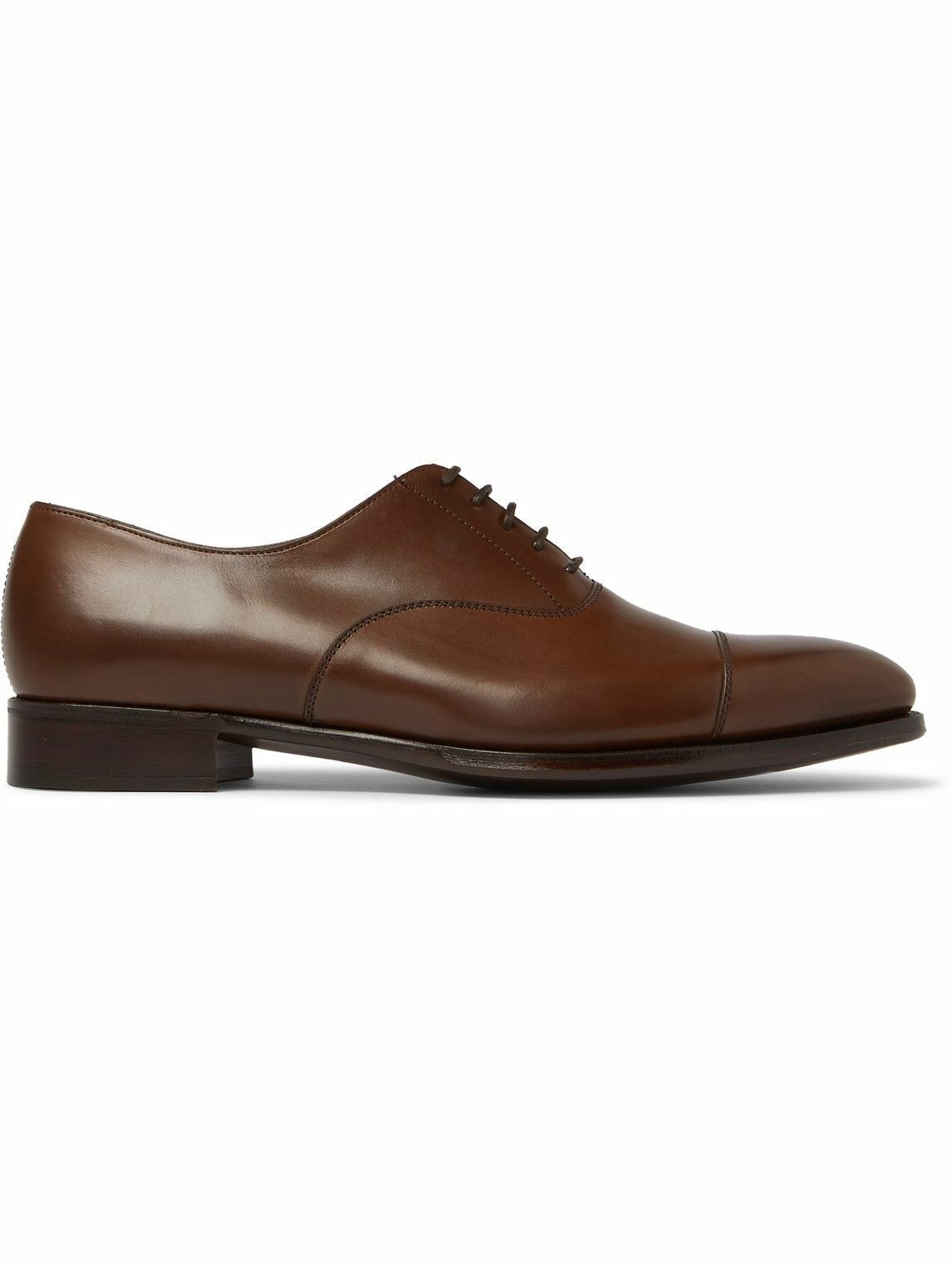 Photo: Kingsman - George Cleverley Harry Leather Oxford Shoes - Brown