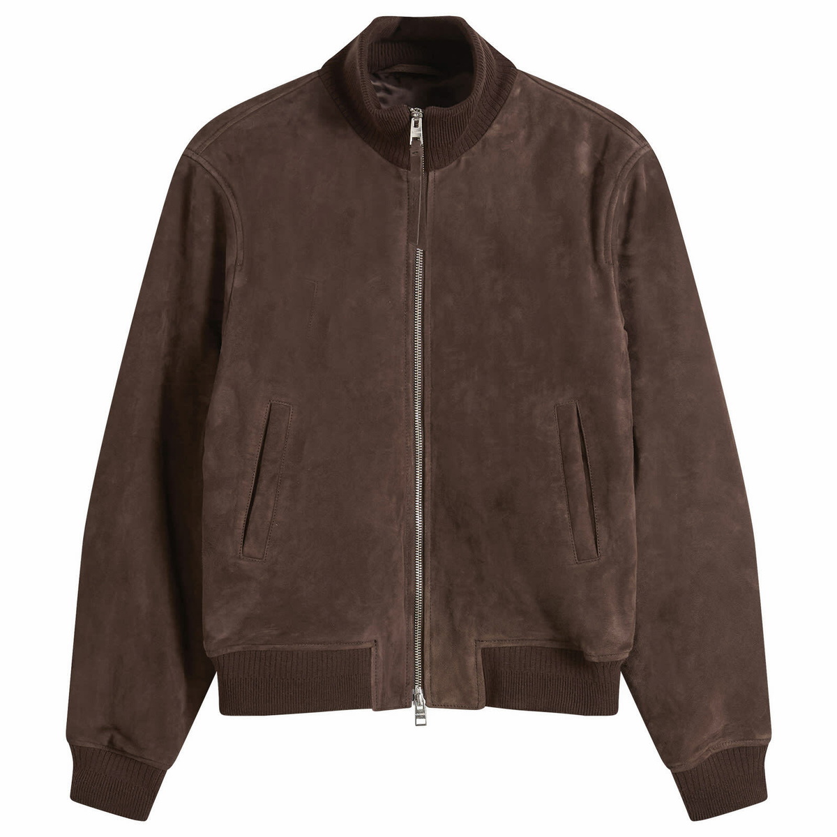 Closed Women's Suede Bomber Jacket in Barken Brown