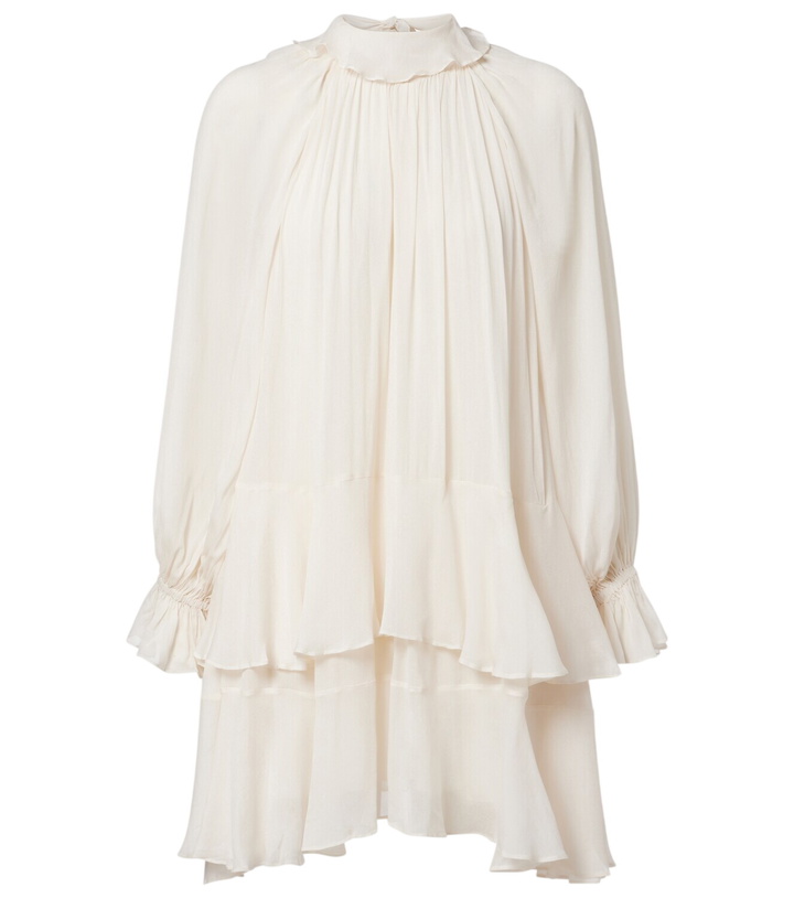 Photo: Poupette St Barth Dina ruffled chiffon minidress