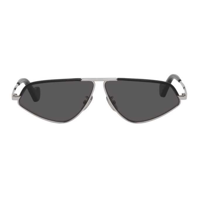 Photo: Loewe Black and Silver Geometric Sunglasses