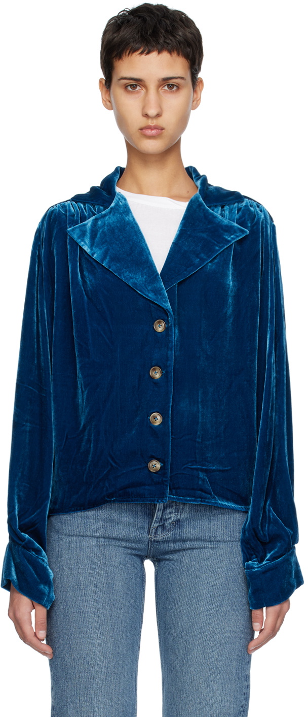 Caro Editions Blue Bonsai Shirt