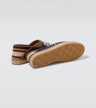 Gucci Logo leather-trimmed espadrilles
