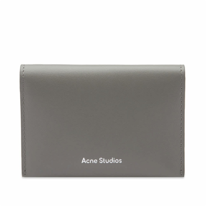 Photo: Acne Studios Men's Flap Card Holder in Dark Grey