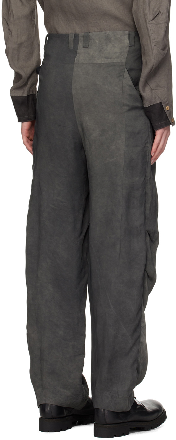 DEVOA Gray Twist Trousers