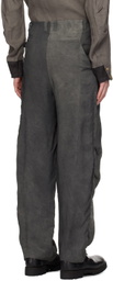 DEVOA Gray Twist Trousers