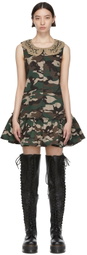 Marc Jacobs Heaven Green Cotton Mini Dress