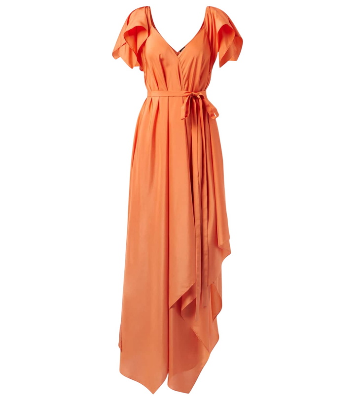 Photo: Joseph Plumet ruffled silk maxi dress