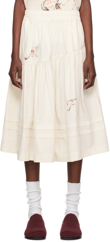 Photo: Story mfg. Off-White Juniper Midi Skirt