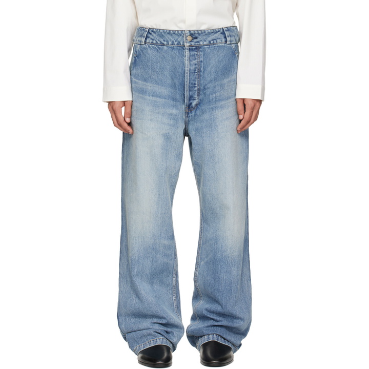 Photo: Fear of God Blue Denim Utility Jeans