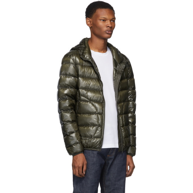 Herno Green Down Hooded Jacket Herno