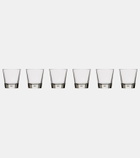 Fornasetti Tema e Variazioni set of 6 glasses