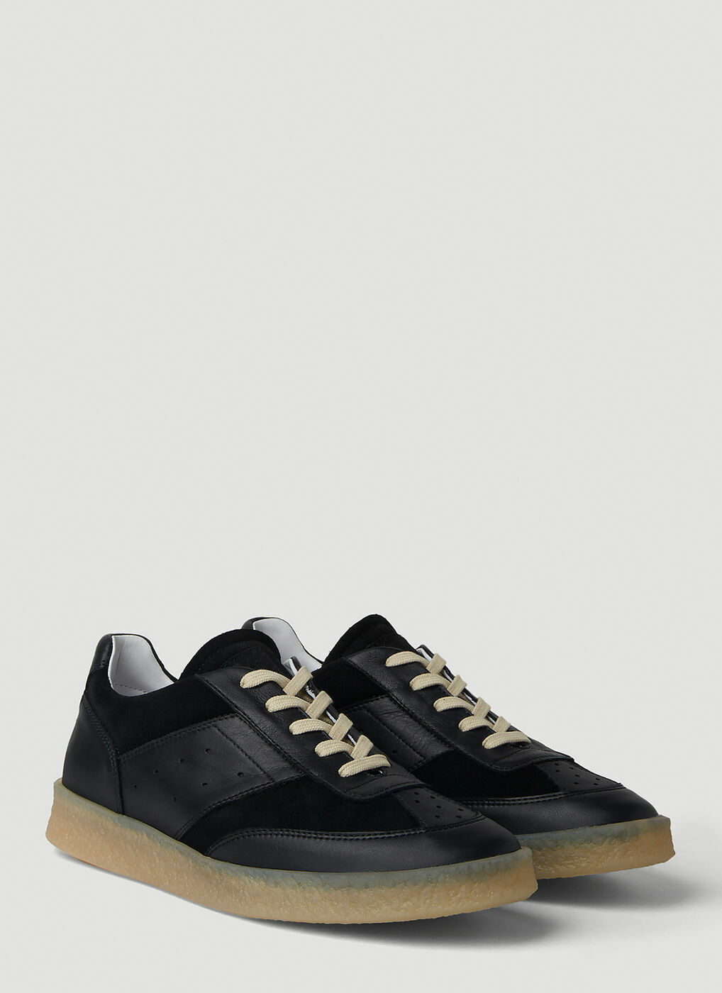 MM6 Maison Margiela - Replica Sneakers in Black MM6 Maison