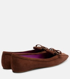Roger Vivier Trompette suede ballet flats