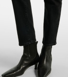 Frame Borrowed cropped straight jeans