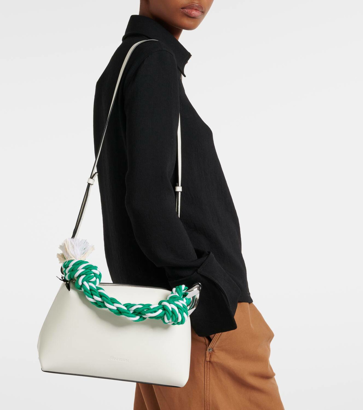 JW Anderson Corner leather shoulder bag