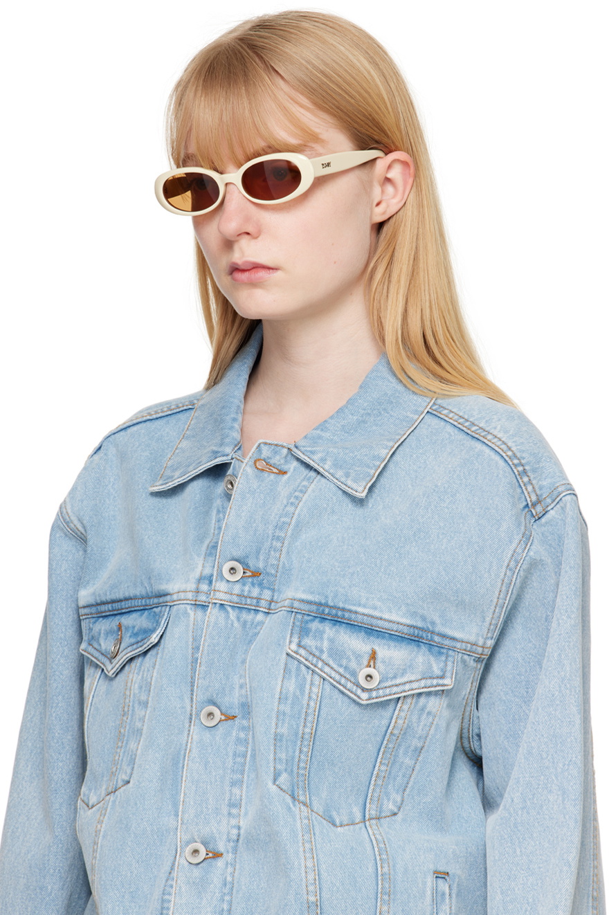 小物 DMY STUDIOS VALENTINA ivory Valentina Ivory Sunglasses — DMY Studios