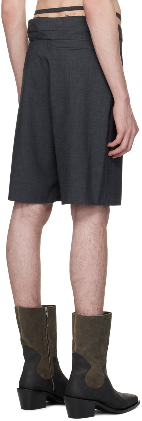 Ottolinger SSENSE Exclusive Gray Double Fold Shorts