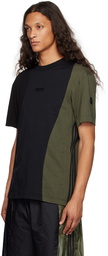 Moncler Genius Moncler x adidas Originals Black & Green T-Shirt