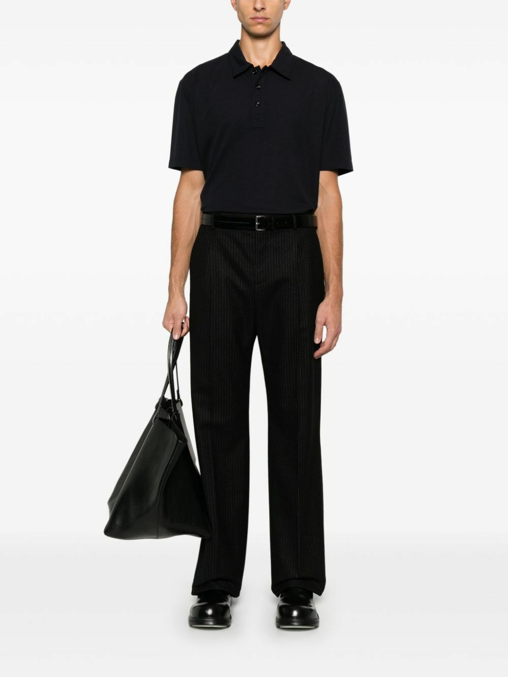 【BOTTEGA VENETA】Light Cotton Short Sleeve Polo Shirt Bottega Veneta Light Cotton Piquet Polo Shirt Bottega Veneta