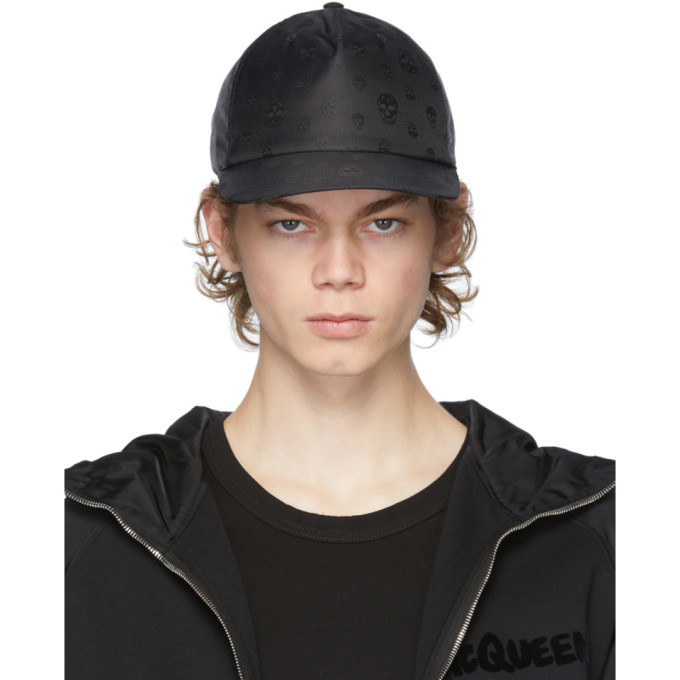 Alexander McQueen Black Skull Cap Alexander McQueen