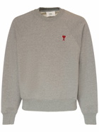 AMI PARIS - Logo Cotton Crewneck Sweatshirt