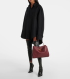 Balenciaga Rodeo leather tote bag
