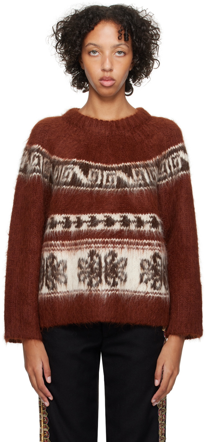 Bode Brown Nobska Sweater Bode