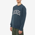 Dickies Men's Aitkin College Logo Crew Sweat in Air Force Blue