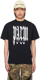 Palm Angels Black Gothic T-Shirt