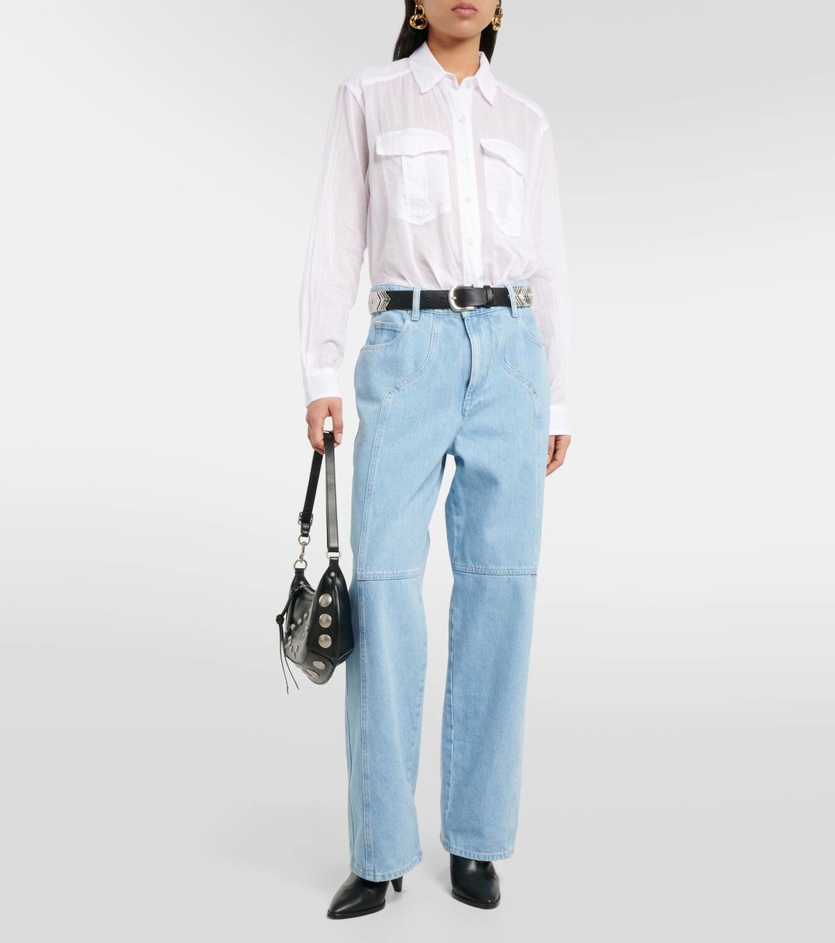 Marant Etoile White Polyester Blouse main image 0